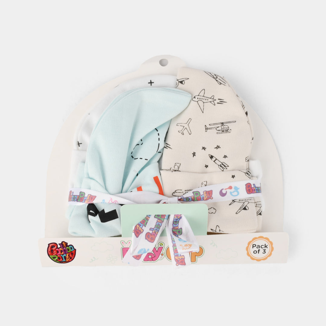 Pack OF 3 Infant Cap Set