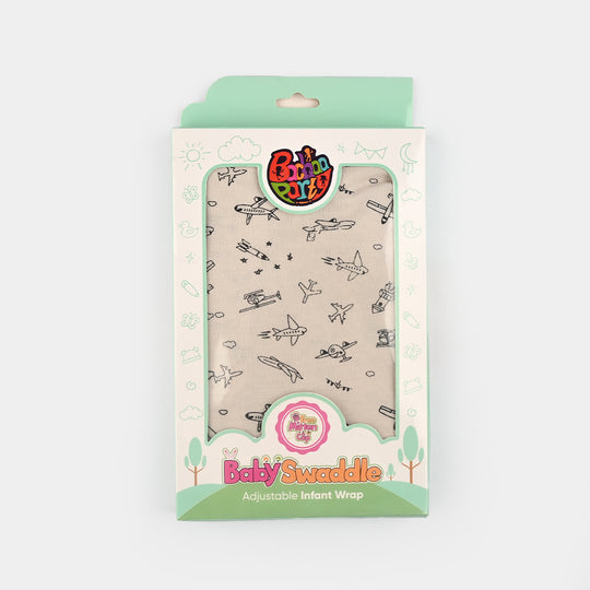Baby Swaddle with Cap & Mittens Set