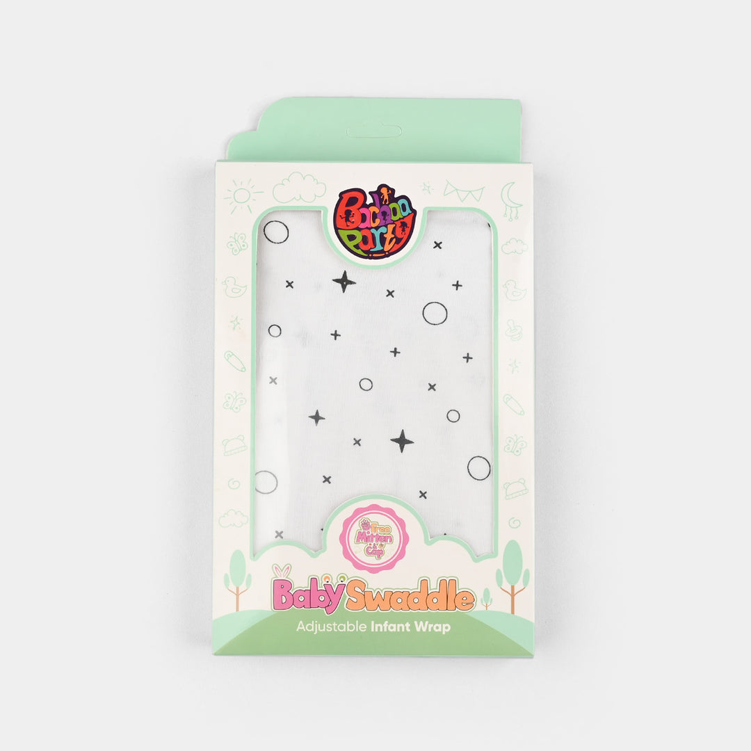 Baby Swaddle with Cap & Mittens Set