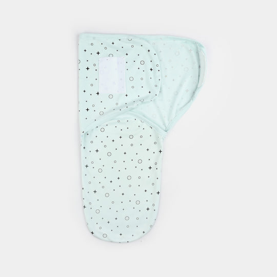 Baby Swaddle with Cap & Mittens Set