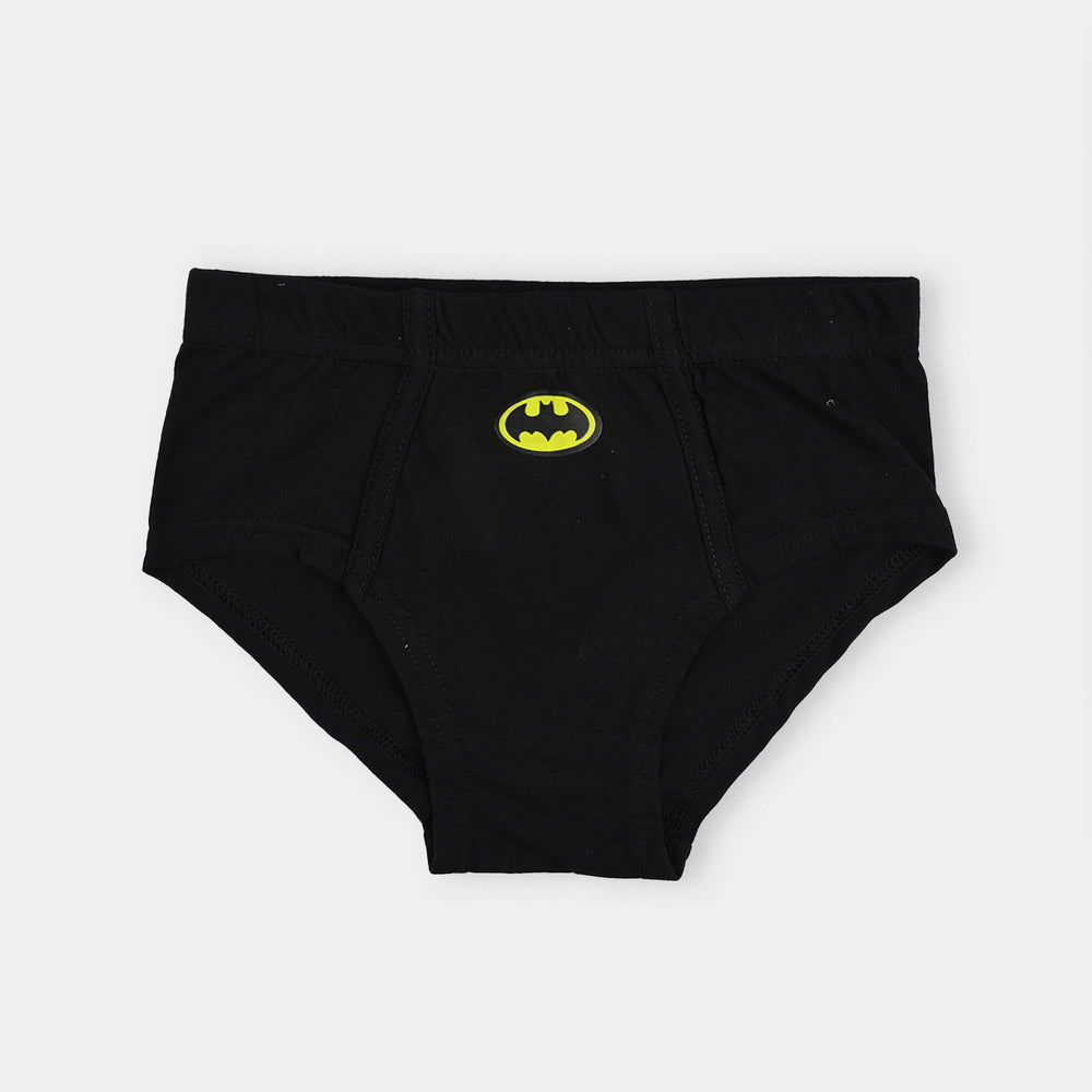 Boys Cotton Jersey Brief Super Hero-Pack Of 2-Black/Blue