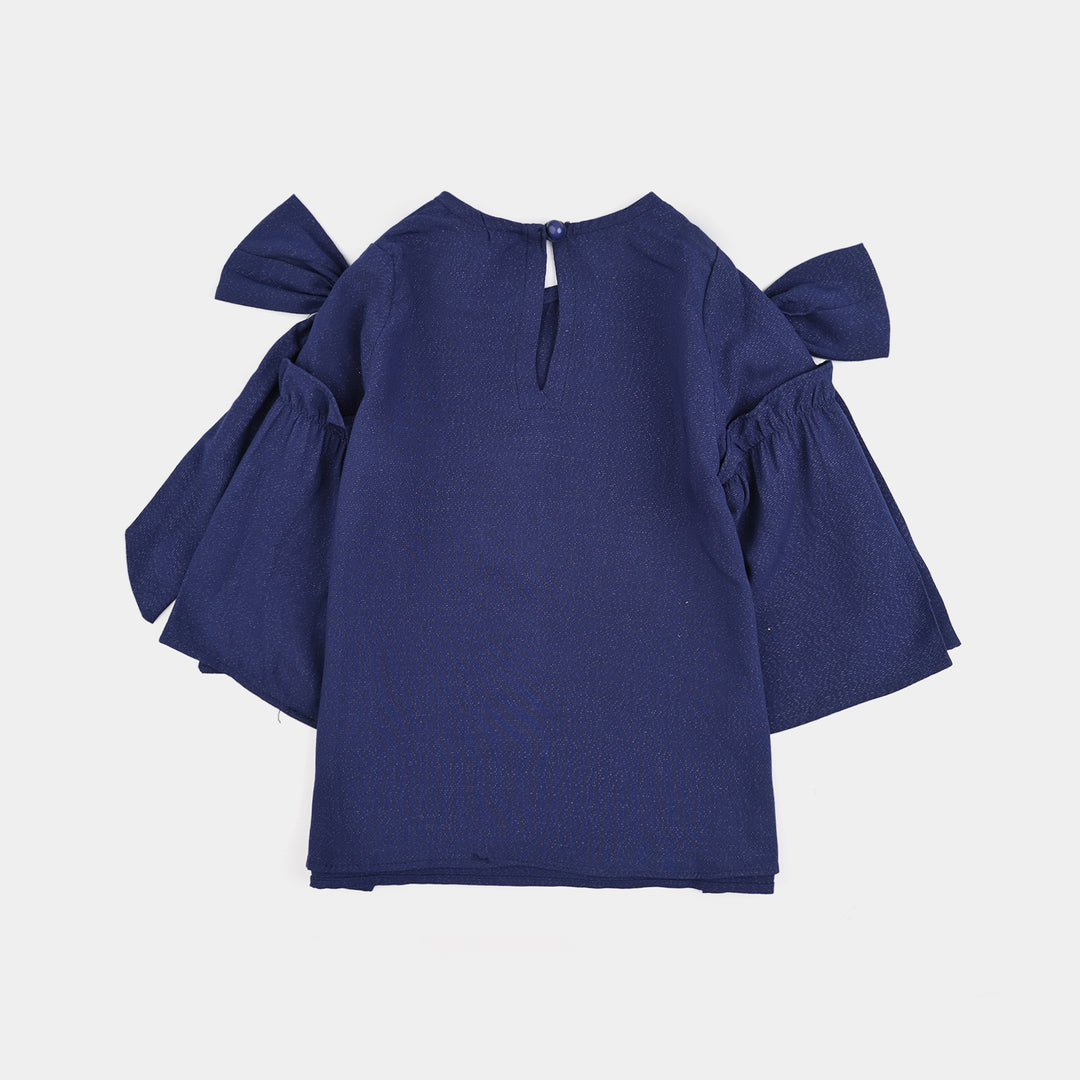 Infant Girls Cotton Casual Top Galaxy-Navy Blue