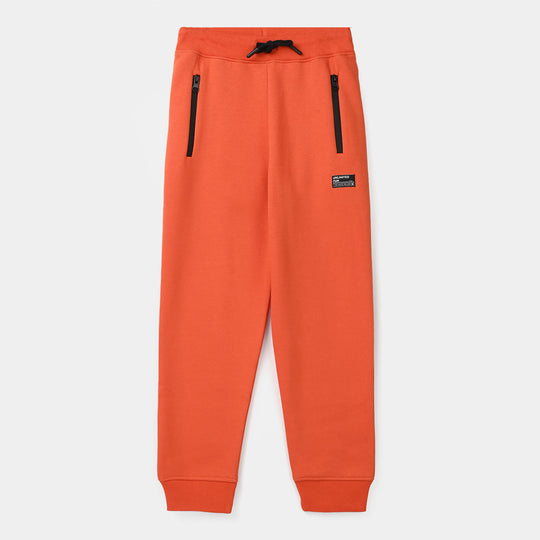 Boys Fleece Pajama Unlimited Fun - Orange