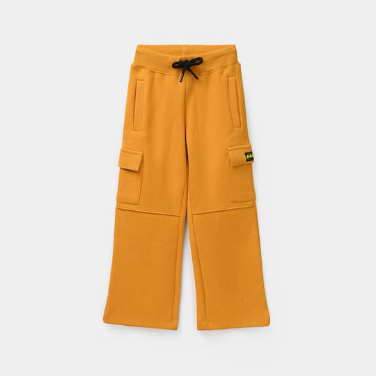 Boys Jumbo Pique Interlock Pajama-Sunflower