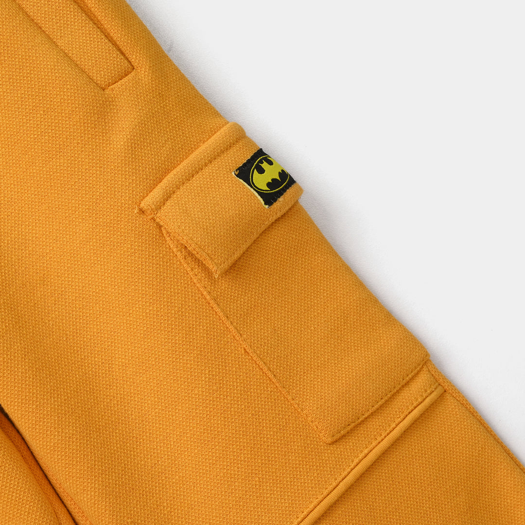 Boys Jumbo Pique Interlock Pajama-Sunflower