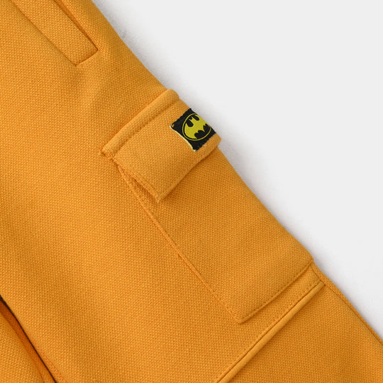 Boys Jumbo Pique Interlock Pajama-Sunflower