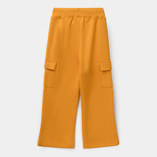 Boys Jumbo Pique Interlock Pajama-Sunflower