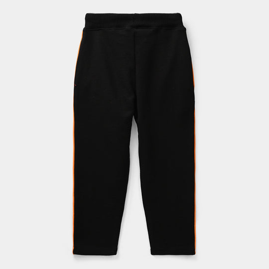 Boys Jersey/Terry Pajama Baseball - Black