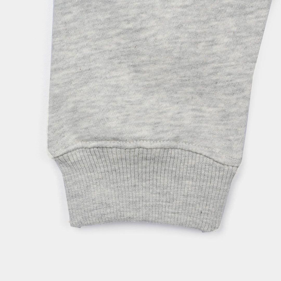 Boys Fleece Pajama Basic - Grey