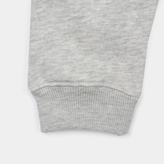 Boys Fleece Pajama Basic - Grey