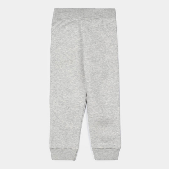 Boys Fleece Pajama Basic - Grey