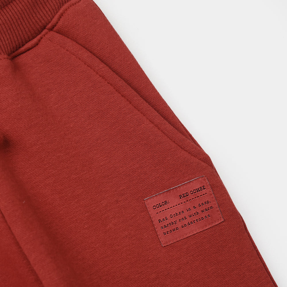 Boys Fleece Pajama Basic-Red