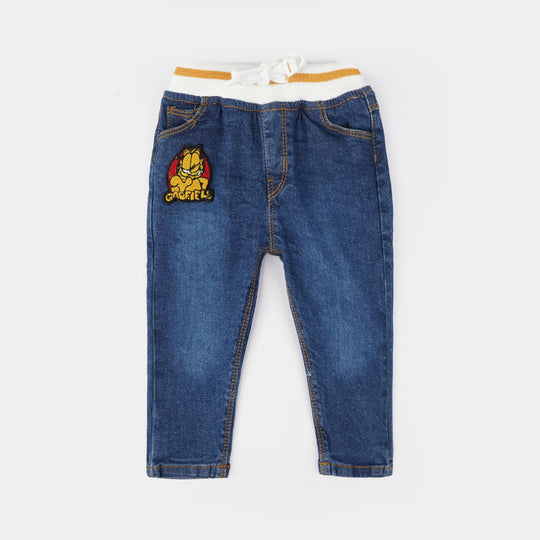 Infant Boys Denim Stretch Pant Garfield-DARK BLUE