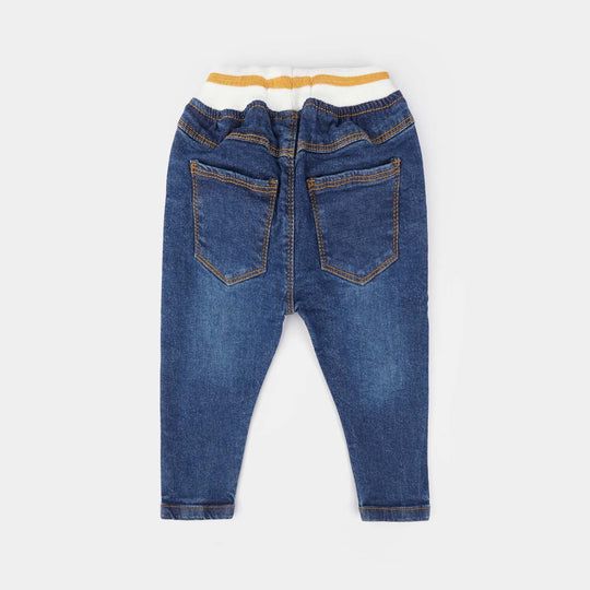 Infant Boys Denim Stretch Pant Garfield-DARK BLUE