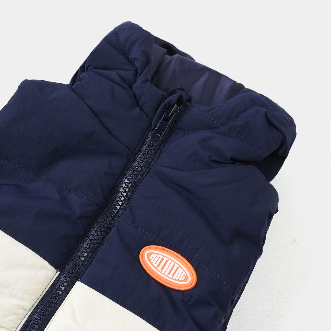 Infant Boys Hooded Jacket - Navy