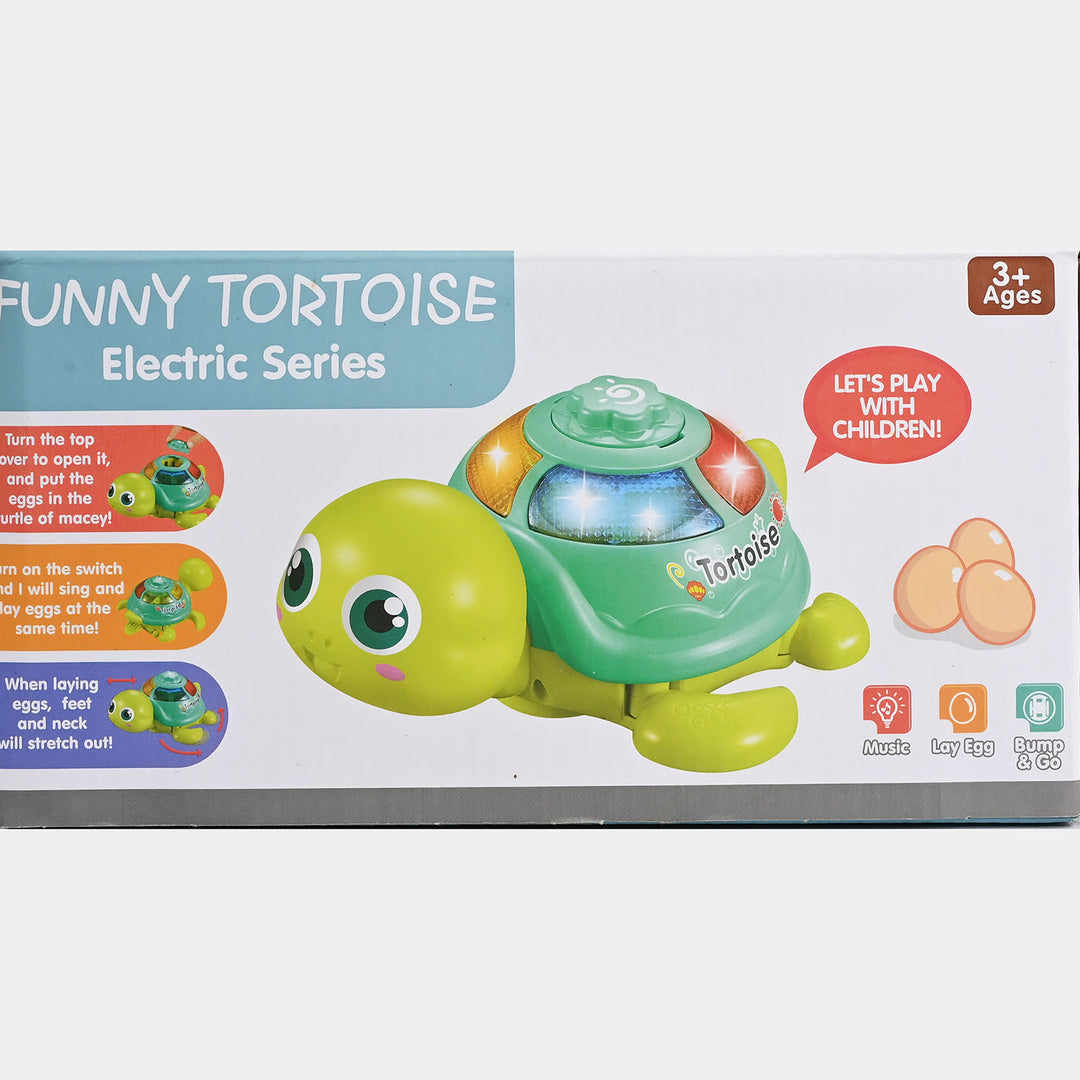 Funny Tortoise With Light & Music