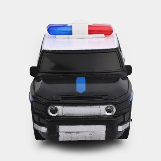 ELECTRIC LIGHT & MUSICAL POLICE CAR TOY