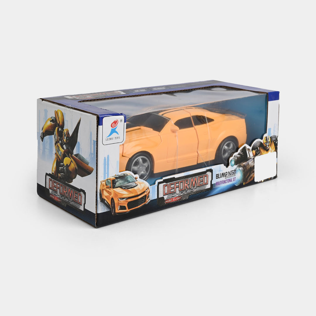 Robot Transformer Car For Kids
