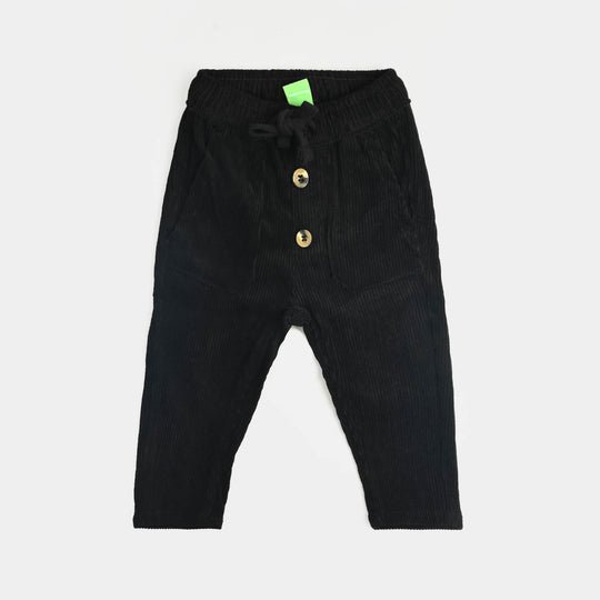 Infant Boys Denim Stretch Corduroy Pant We Live-BLACK