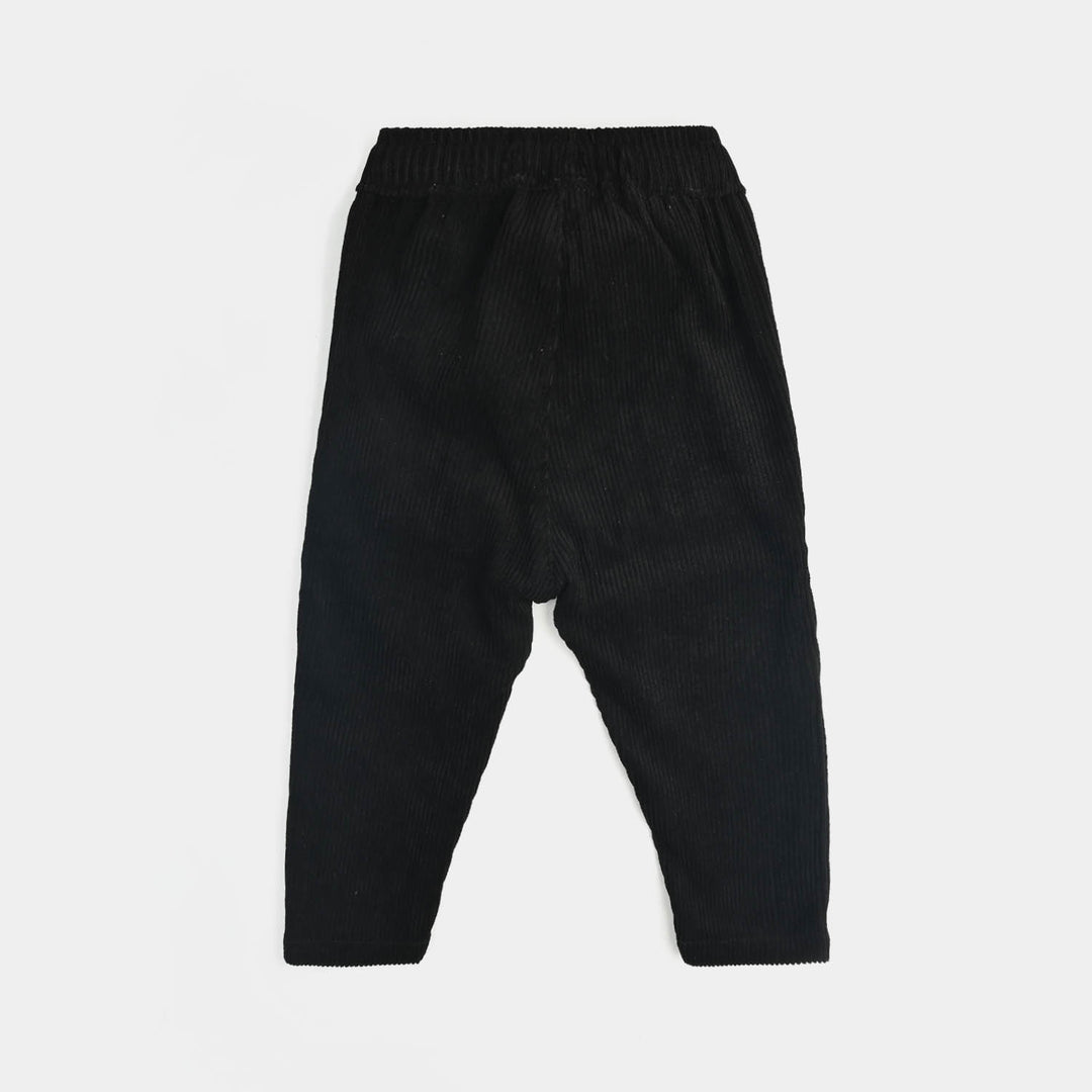 Infant Boys Denim Stretch Corduroy Pant We Live-BLACK