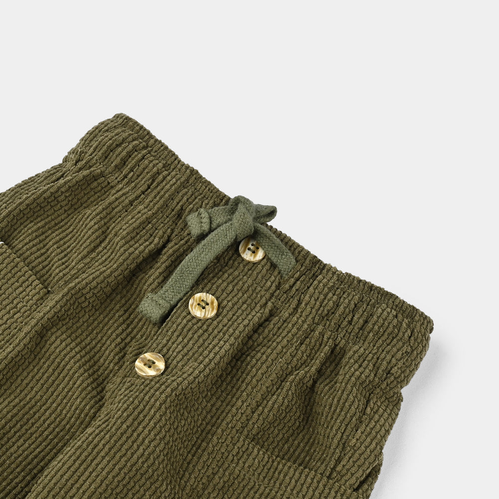 Infant Boys Corduroy Pant Horn-Olive