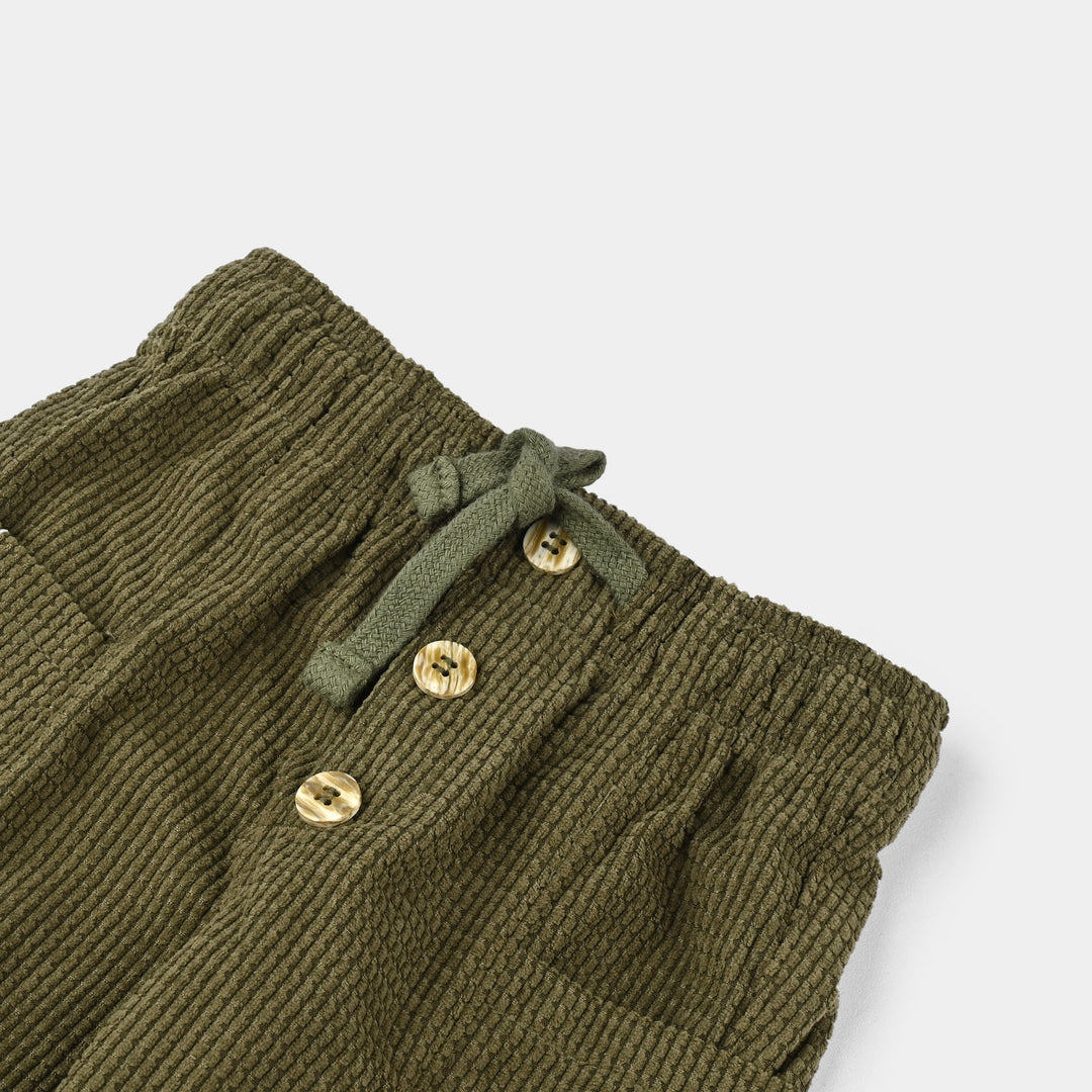 Infant Boys Corduroy Pant Horn-Olive