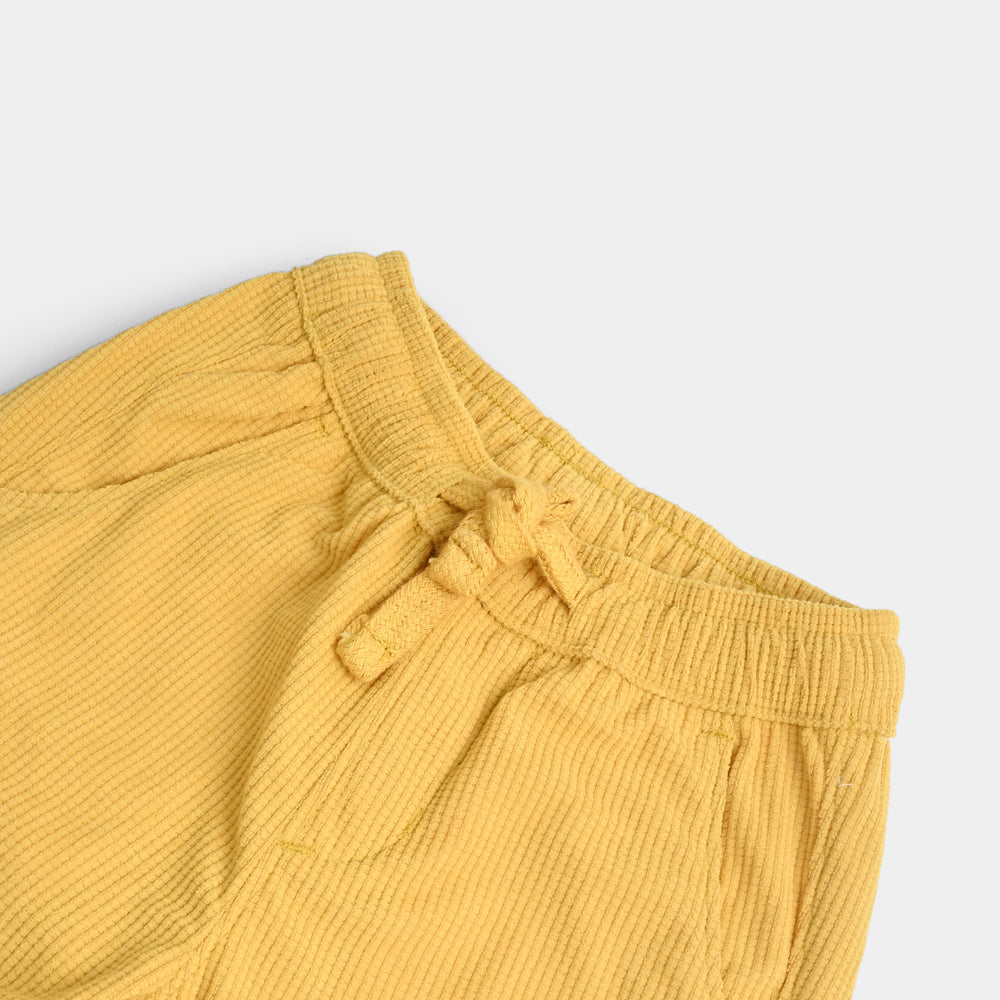 Infant Girls Corduroy Pant Frill-Citrus