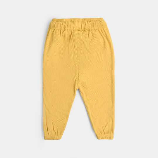Infant Girls Corduroy Pant Frill-Citrus
