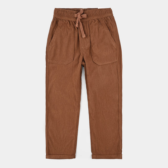 Boys Corduroy Pant-BROWN