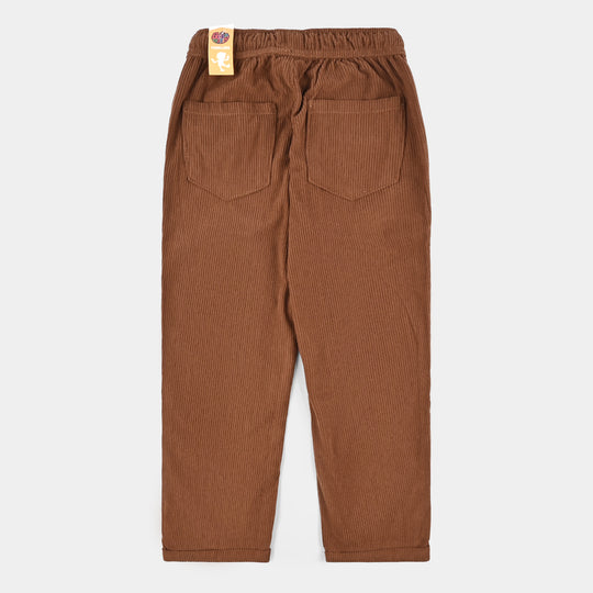 Boys Corduroy Pant-BROWN