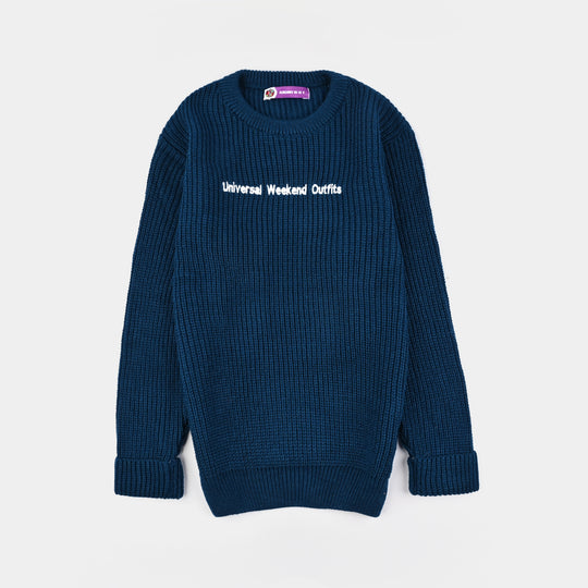 Boys F/S Sweater Weekend Outfits-Blue