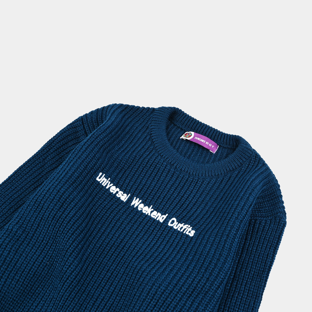 Boys F/S Sweater Weekend Outfits-Blue
