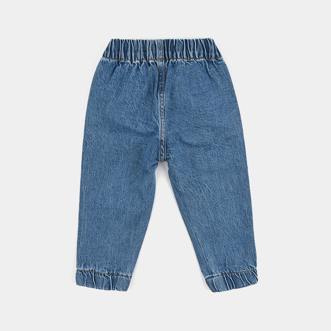 Infant Boys Denim Stretch Pant Casual Chic Denim-Mid Blue