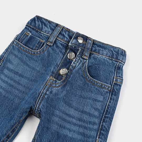 Infant Girls Denim Stretch Pant Sanrio-DARK BLUE