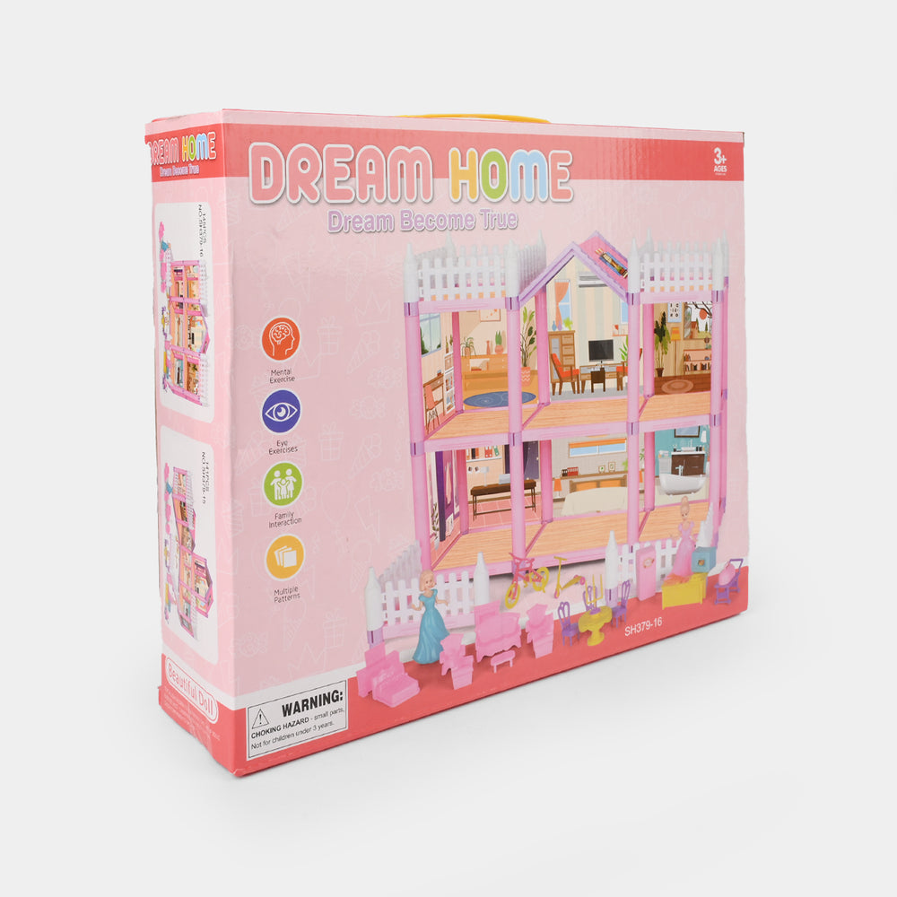 DIY Doll House Play Set For Kids
