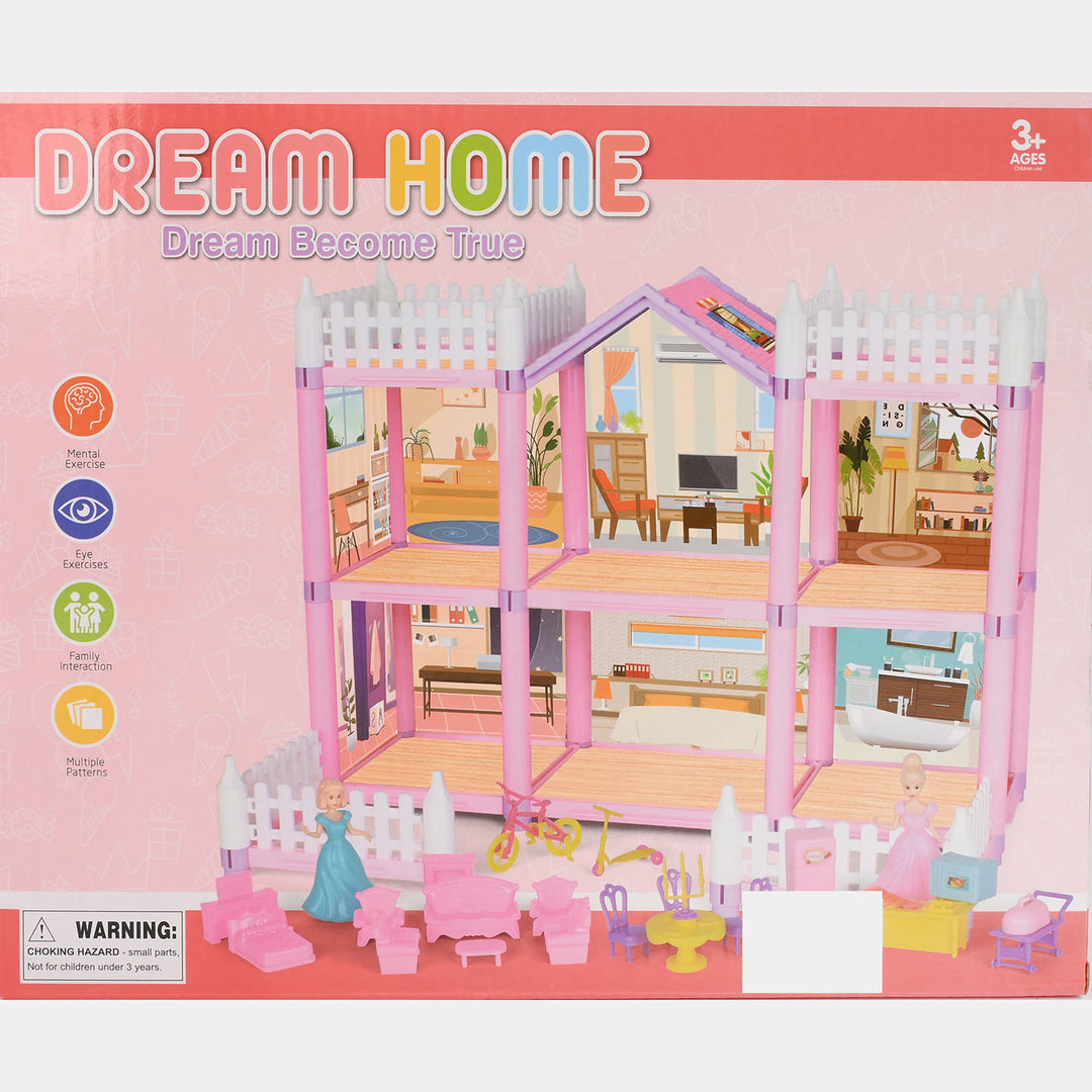DIY Doll House Play Set For Kids