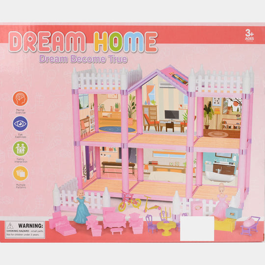 DIY Doll House Play Set For Kids