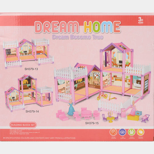DIY Doll House Play Set For Kids