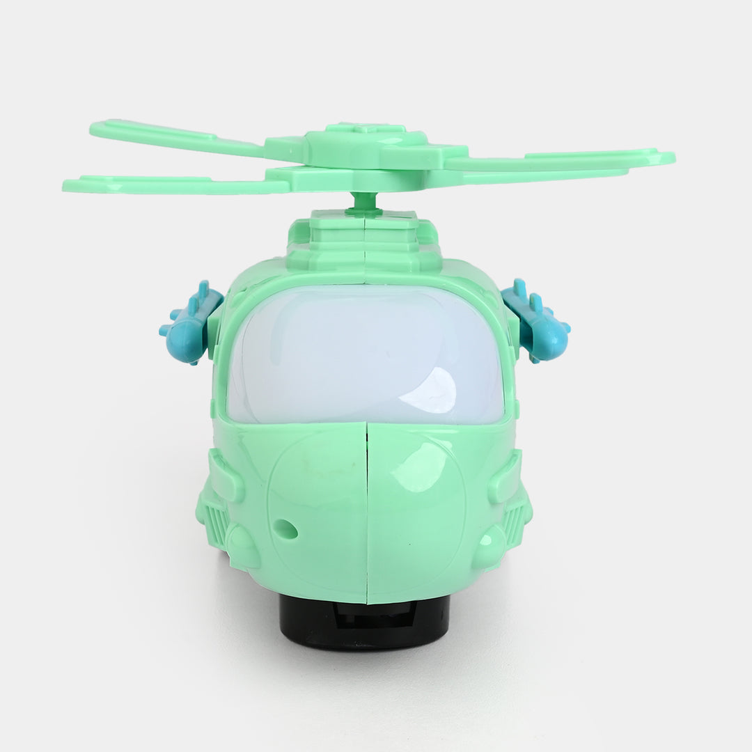 Helicopter With Light & Music Toy For Kids