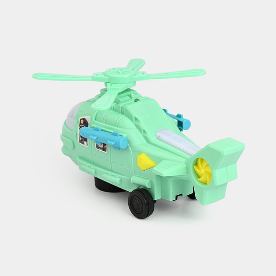 Helicopter With Light & Music Toy For Kids