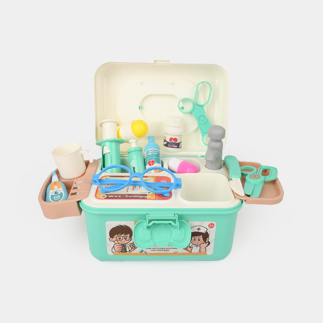 Doctor Medical Toy With Light 21-Piece Pretend Playset For Kids