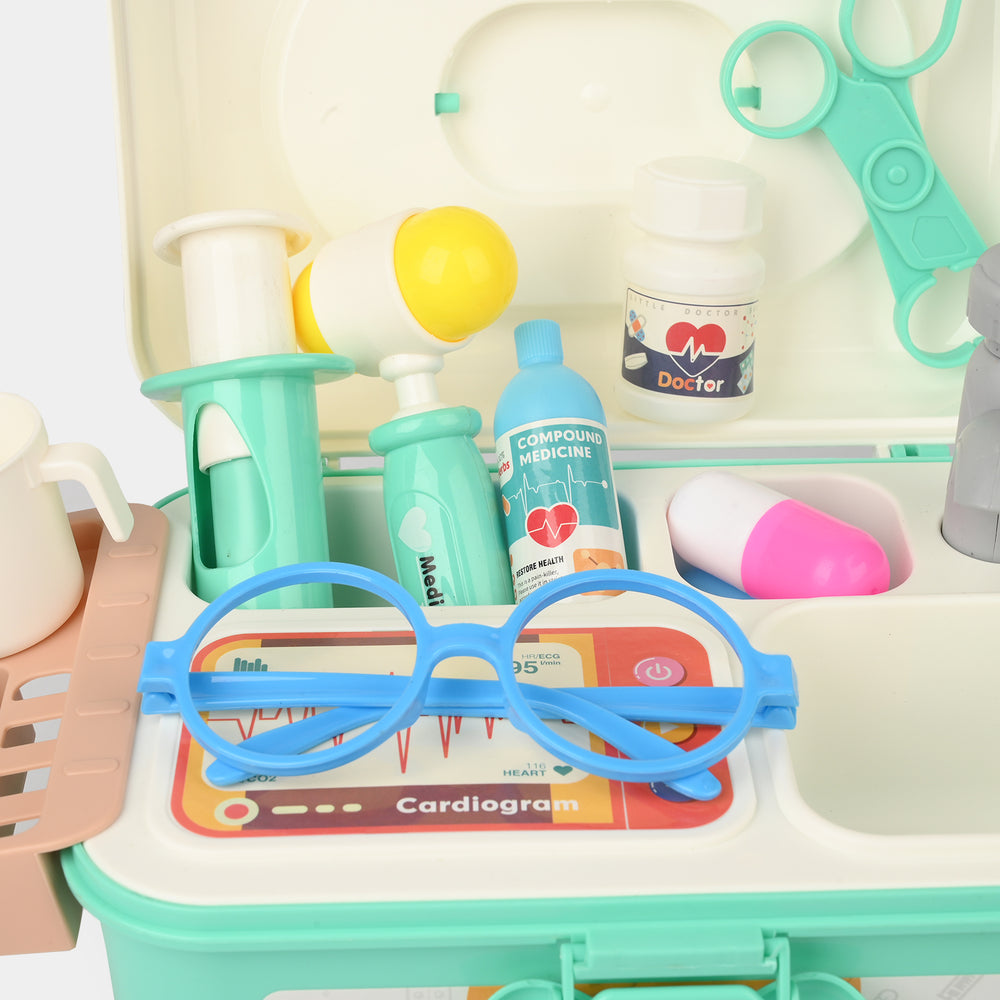 Doctor Medical Toy With Light 21-Piece Pretend Playset For Kids