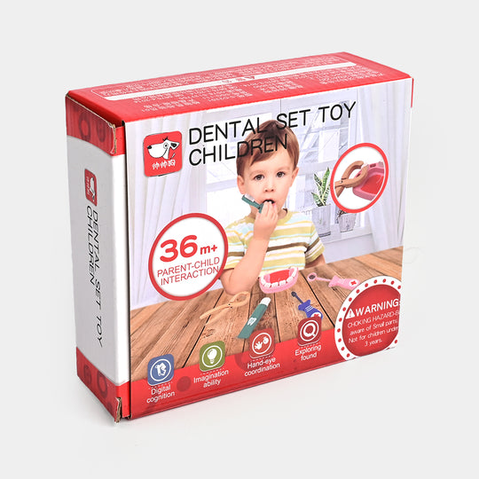 Wooden Toy Dentist Set