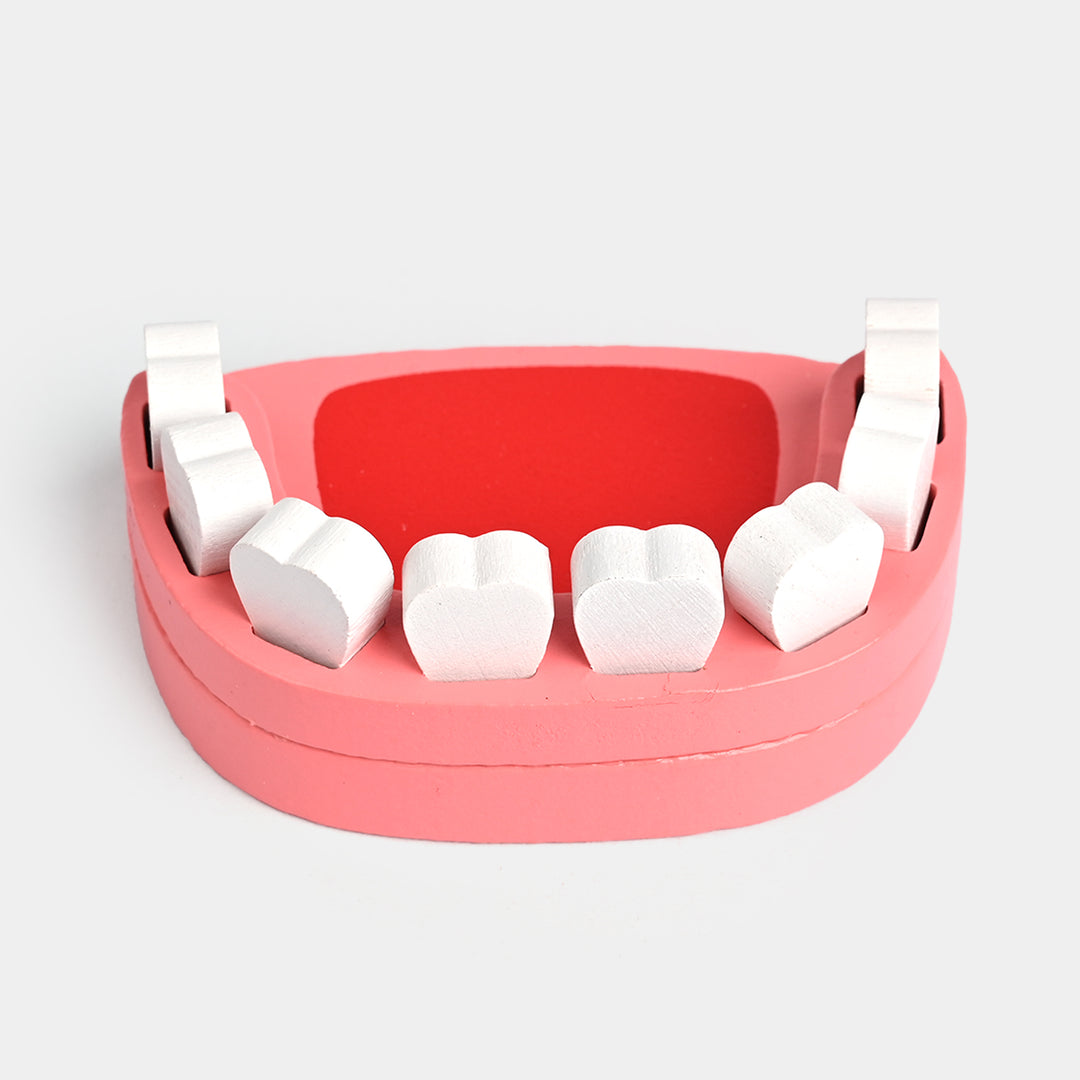 Wooden Toy Dentist Set