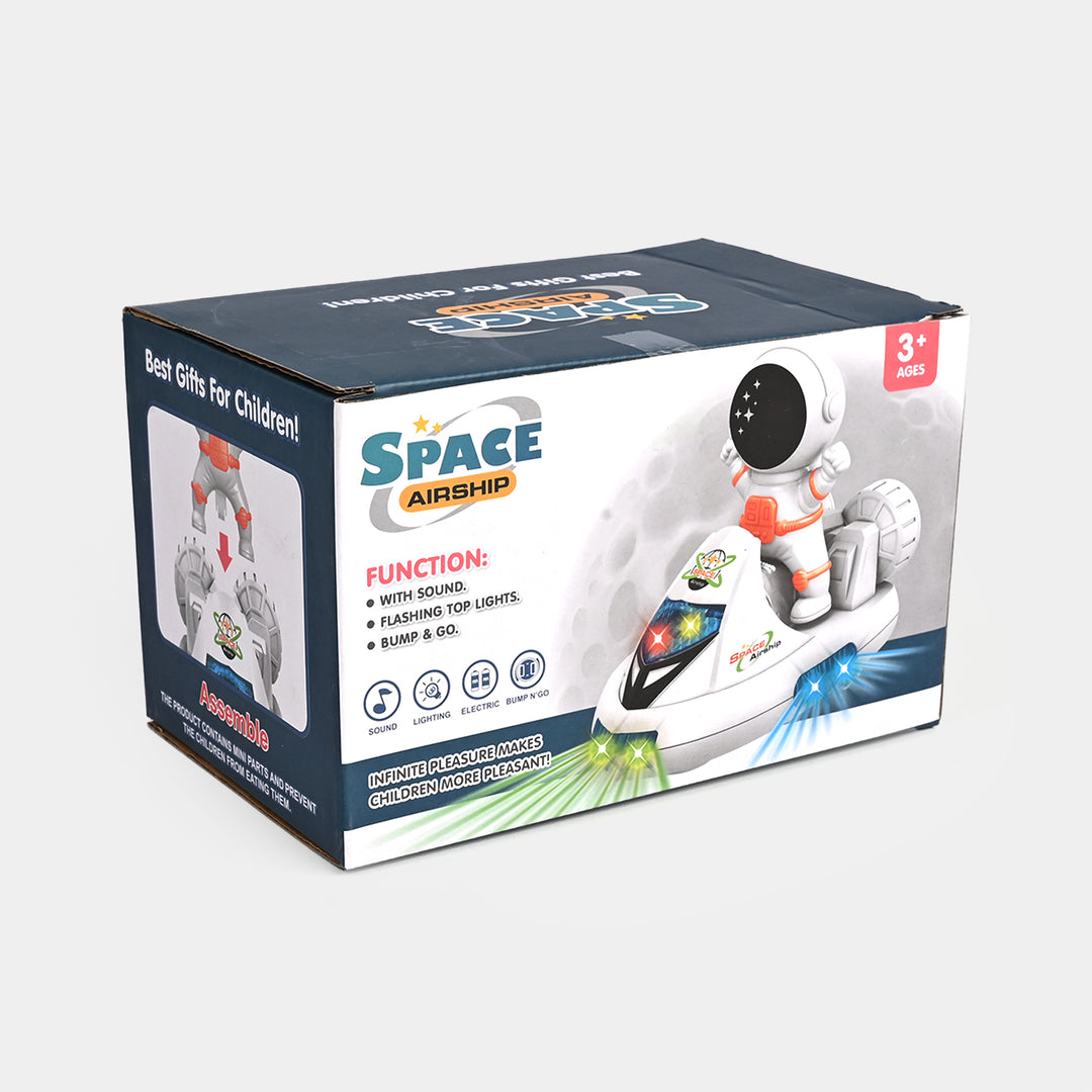 Universal Space Airship Musical Toy with Lights