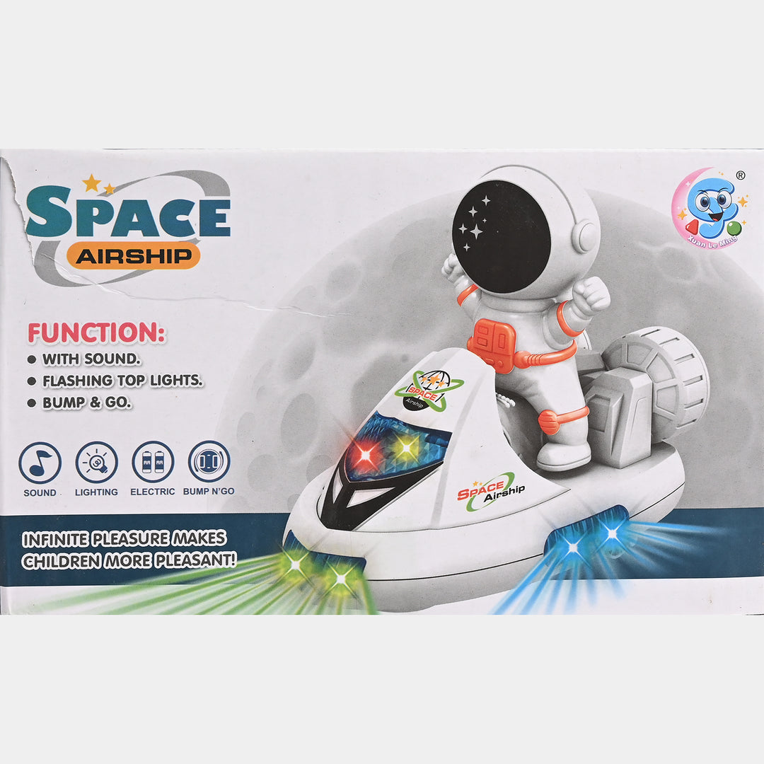 Universal Space Airship Musical Toy with Lights