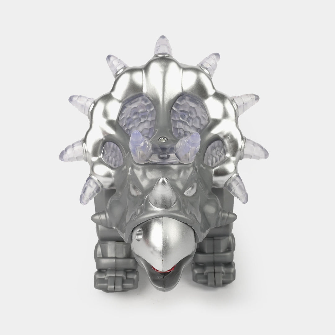 Electric Triceratops With Light & Sound For Kids