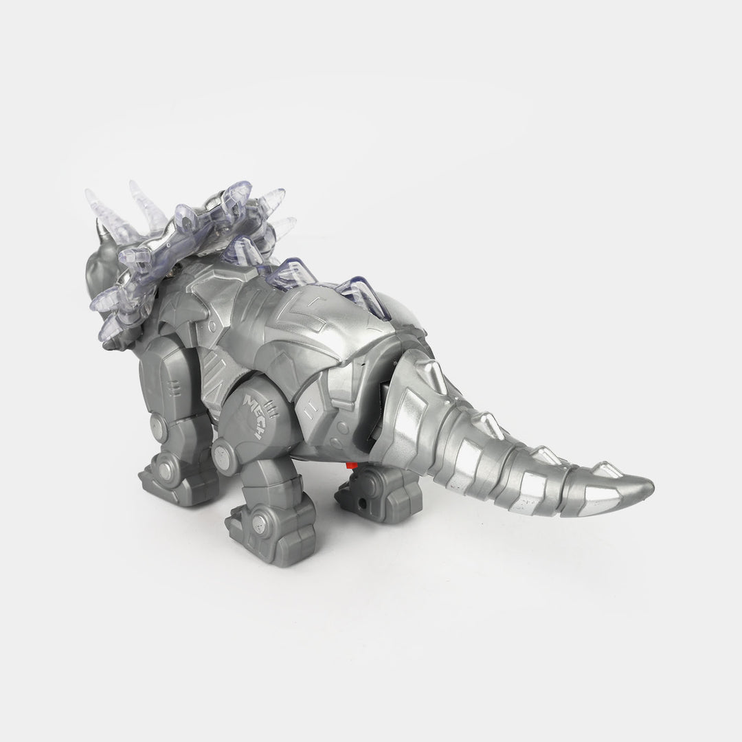 Electric Triceratops With Light & Sound For Kids