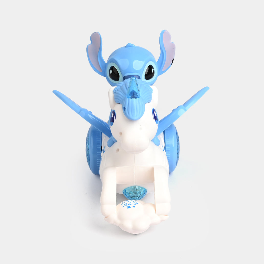 Electric Stunt Rotating Horse For Kids