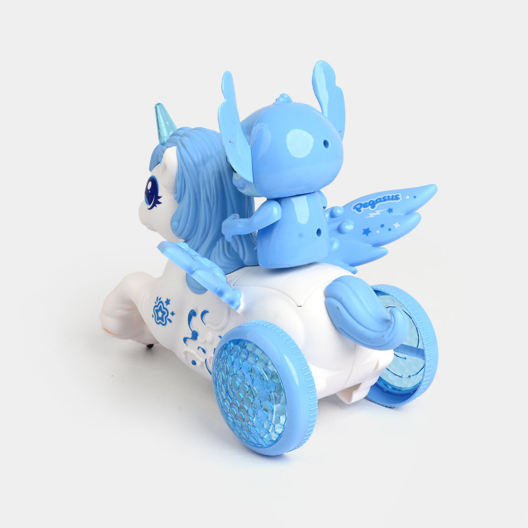 Electric Stunt Rotating Horse For Kids
